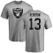 Hunter Renfrow Name & Number T-Shirt - Ash