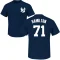 Ian Hamilton Name & Number T-Shirt - Navy