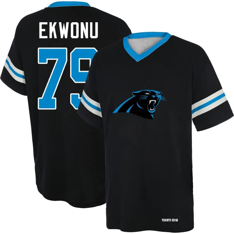 Ikem Ekwonu Name & Number T-Shirt - Black - Tshirtsedge