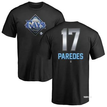 Women's Isaac Paredes Midnight Mascot V-Neck T-Shirt - Black - Tshirtsedge