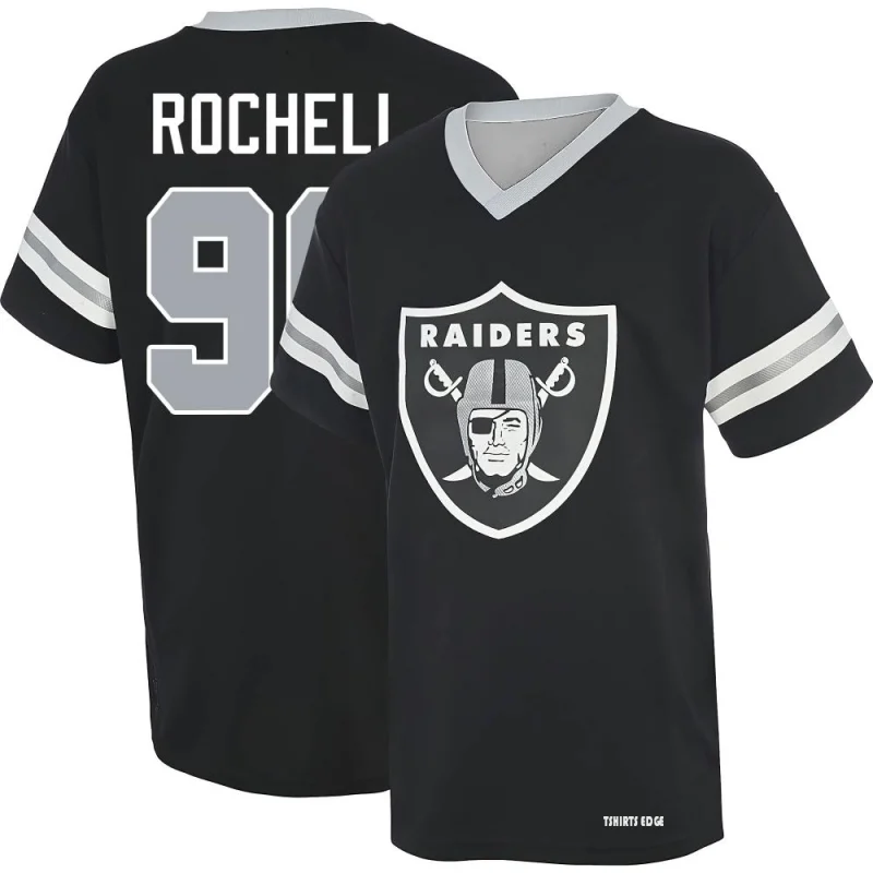 Isaac Rochell Name & Number T-Shirt - Ash - Tshirtsedge