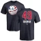 Isaiah George Name and Number Banner Wave T-Shirt - Navy