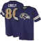 Isaiah Likely Name & Number Game Day V-Neck T-Shirt - Purple