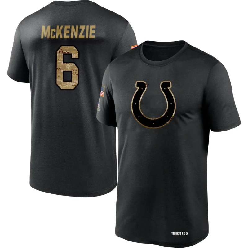 Isaiah McKenzie 2020 Salute To Service Performance T-Shirt - Black