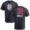 Isaiah Saville Name and Number Banner Wave T-Shirt - Navy