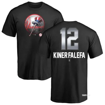 Women's Isiah Kiner-Falefa Name and Number Banner Wave V-Neck T-Shirt -  Navy - Tshirtsedge