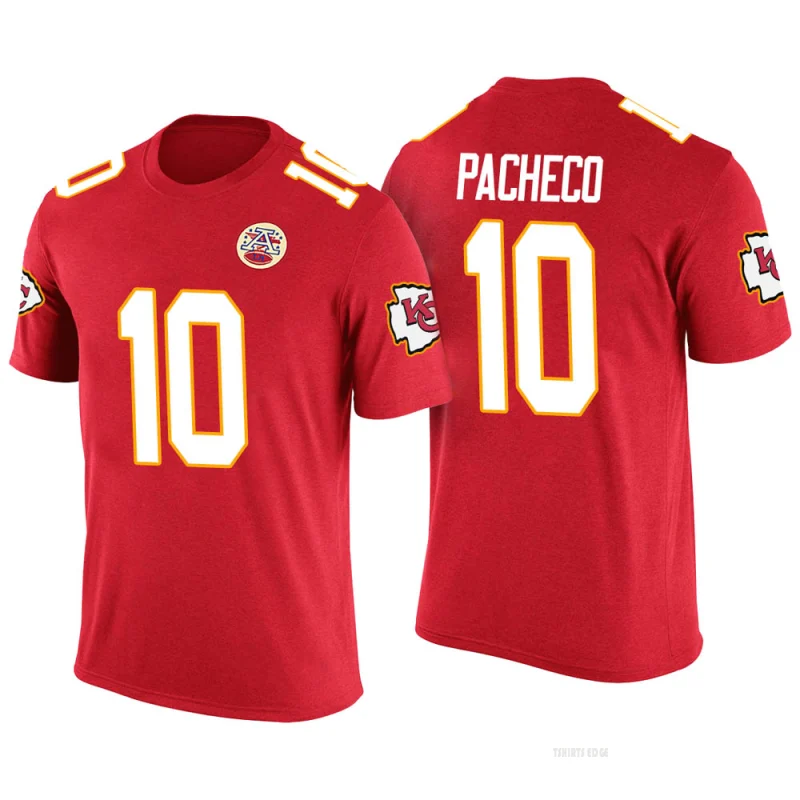 Kansas City Chiefs Football Isiah Pacheco Football T-shirt S-3XL