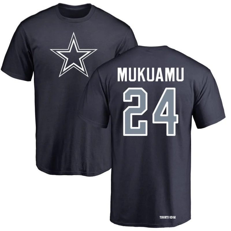 Israel Mukuamu Name & Number T-Shirt - Navy - Tshirtsedge