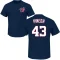 Israel Pineda Name & Number T-Shirt - Navy