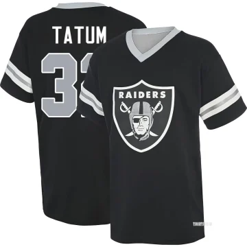 Jack Tatum Name & Number Game Day V-Neck T-Shirt - Black - Tshirtsedge