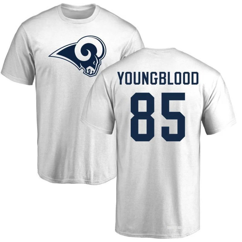 Tshirtsedge Jack Youngblood Name & Number T-Shirt - White