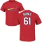 Jacob Barnes Name & Number T-Shirt - Red