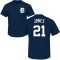 JaCoby Jones Name & Number T-Shirt - Navy