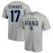 Jaden Schwartz Name & Number Lockup T-Shirt - Gray