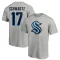 Jaden Schwartz Name & Number T-Shirt - Gray