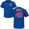 Jake Arrieta Name & Number T-Shirt - Royal