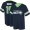 Jake Bobo Name & Number Game Day V-Neck T-Shirt - Navy