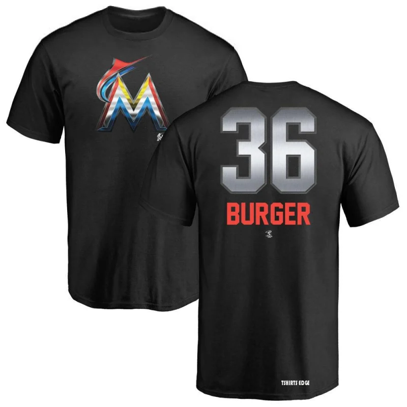 Jake Burger Midnight Mascot T-Shirt - Black - Tshirtsedge