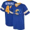 Jake Gervase Name & Number Game Day V-Neck T-Shirt - Royal