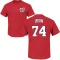 Jake Irvin Name & Number T-Shirt - Red