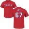 Jake Latz Name & Number T-Shirt - Red