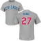 Jake Reindl Name & Number T-Shirt - Gray