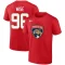 Jake Wise 2023 Stanley Cup Final Name & Number T-Shirt - Red