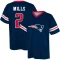 Jalen Mills Name & Number Game Day V-Neck T-Shirt - Navy