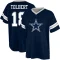 Jalen Tolbert Name & Number Game Day V-Neck T-Shirt - Navy Blue