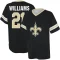 Jamaal Williams Name & Number Game Day V-Neck T-Shirt - Black