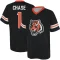 Ja'Marr Chase Name & Number Game Day V-Neck T-Shirt - Black