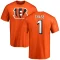 Ja'Marr Chase Name & Number T-Shirt - Orange