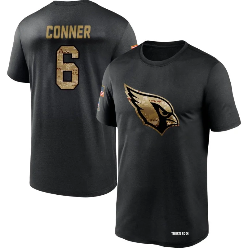 James Conner 2020 Salute To Service Performance T-Shirt - Black -  Tshirtsedge