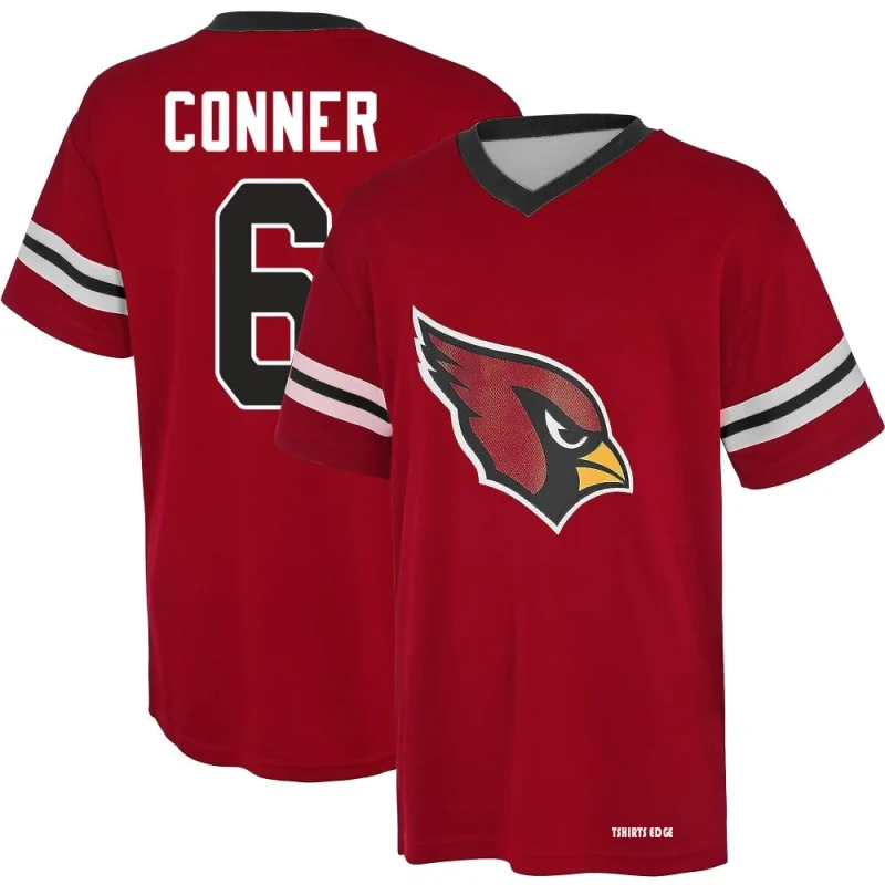 James Conner Name & Number Game Day V-Neck T-Shirt - Red - Tshirtsedge