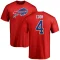 James Cook Name & Number T-Shirt - Red