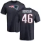 James Develin Name & Number T-Shirt - Navy