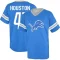 James Houston Los Name & Number Game Day V-Neck T-Shirt - Blue