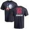 James Johnson Name and Number Banner Wave T-Shirt - Navy