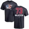 James Malatesta Name and Number Banner Wave T-Shirt - Navy