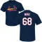 James Naile Name & Number T-Shirt - Navy