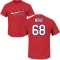 James Naile Name & Number T-Shirt - Red