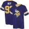 Jaquelin Roy Name & Number Game Day V-Neck T-Shirt - Purple