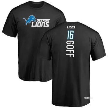 Jared Goff Detroit Lions Women's Name & Number Logo Slim Fit T