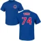 Jared Young Name & Number T-Shirt - Royal