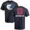 Jaren Jackson Jr. Name and Number Banner Wave T-Shirt - Navy