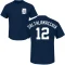 Jarrod Saltalamacchia Name & Number T-Shirt - Navy