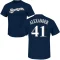 Jason Alexander Name & Number T-Shirt - Navy