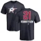 Jason Robertson Name and Number Banner Wave T-Shirt - Navy