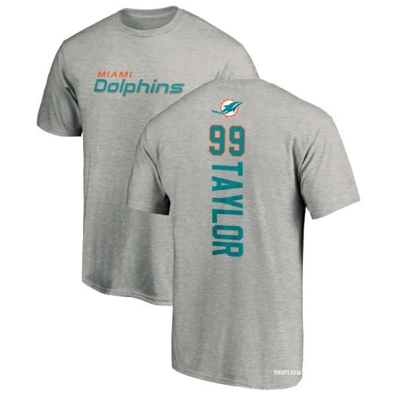 Jason Taylor II Backer T-Shirt - Ash - Tshirtsedge