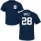 Javier Baez Name & Number T-Shirt - Navy